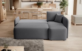 PROMOCJA Ciemnoszary narożnik HADSON prawy róg II klasa jakości Wersja: Prawy róg