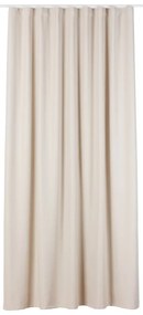 Kremowa zasłona na haczyki 140x260 cm – Mendola Fabrics