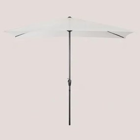 Parasol 200x300 Cm Z Tkaniny I Aluminium Itzal Gardenia Biel - Sklum