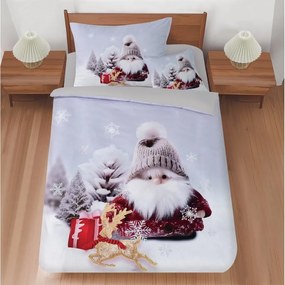 Pościel jednoosobowa 3-częściowa 140x200 cm Snowy Elf – My House