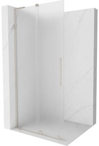 Mexen Velar L ścianka prysznicowa rozsuwana Walk-in 90 x 200 cm, szron 8 mm, nikiel szczotkowany - 871-090-003-33-97