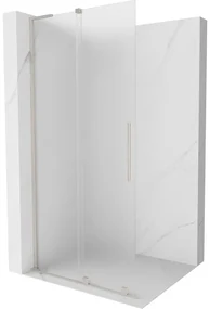 Mexen Velar L ścianka prysznicowa rozsuwana Walk-in 90 x 200 cm, szron 8 mm, nikiel szczotkowany - 871-090-003-33-97