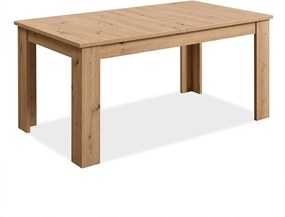 Stół jadalniany 160x90x76 cm dąb naturalny