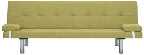 Kanapa Horis z rozkładanym oparciem -  zielona