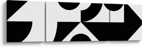 Obraz - Abstrakcja geometryczna N⁰1 (170x50 cm)