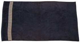 Ręcznik GREEK 50 x 90 cm czarny, 100% bawełna