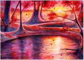 Obraz magicznego lasu (70x50 cm)