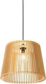 Rustykalna lampa wisząca zewnętrzna drewniana IP44 - Jayla