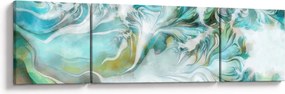 Obraz - Malowanie abstrakcyjnych wzorów (170x50 cm)