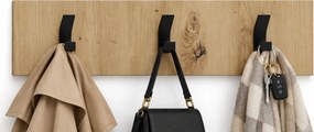 Wieszak minimalistyczny na ubrania dąb artisan F1-W21