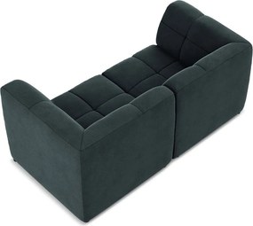 Niebieska aksamitna sofa 180 cm Aloha – Makamii