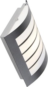 Nowoczesna lampa ścienna zewnętrzna czarna IP44 - Miro