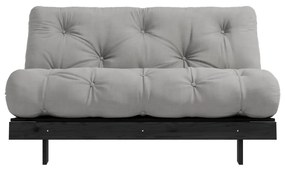 Szara rozkładana sofa 140 cm Roots Black Night – Karup Design