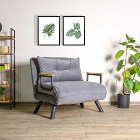Fotel Sando Single Grey