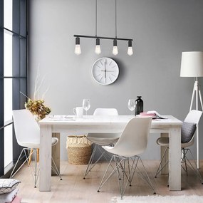 Stół jadalny 160x90 cm biały