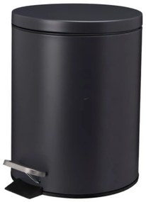 Kosz na śmieci NONI metalowy z pokrywą, 5 l