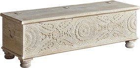 Drewniana skrzynia Manguier blanc vieilli