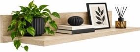 Minimalistyczna Półka Dąb Sonoma 60 Cm N6-G45