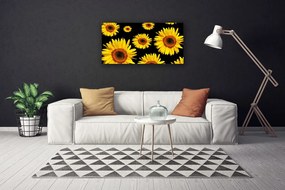 Obraz canvas Słoneczniki w Pełnym Słońcu
