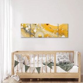 Obraz - Abstrakcyjne tło ze złotą dekoracją (170x50 cm)