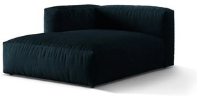 Ciemnoniebieski aksamitny moduł sofy (lewostronny) Martina – Micadoni