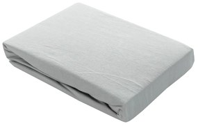 Prześcieradło jersey z gumką Jerry 90x200cm light grey