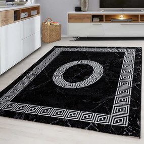 Dywan klasyczny Plus Ornament czarno-kremowy 200 cm x 290 cm