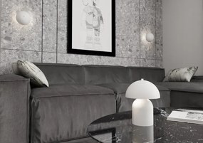 Biała minimalistyczna lampka nocna w kształcie grzybka - M127-Filadelfix