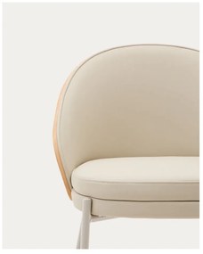 Kremowe krzesło Eamy – Kave Home
