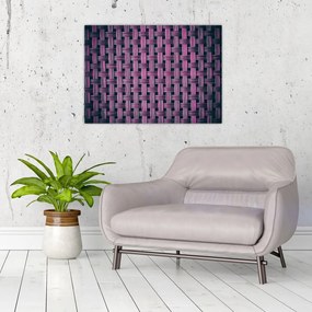 Obraz na szkle - fioletowa tekstura (70x50 cm)