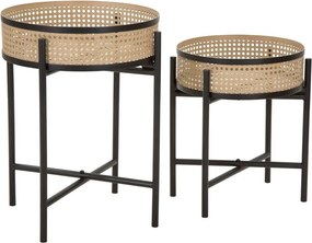 Okrągłe stoliki zestaw 2 szt. ø 40 cm Fuji – Mauro Ferretti