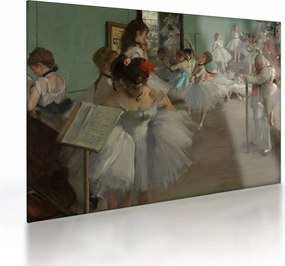 Obraz na szkle - Edgar Degas, The Dance Class, reprodukcje (70x50 cm)