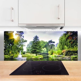 Panel Kuchenny Promienie Słońca Nad Wodospadem