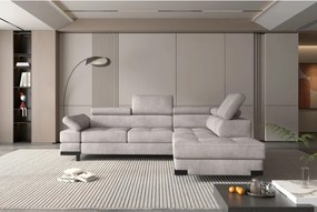 Narożnik EMPORIO L Prawostronny z funkcją spania Prawostronny w ktaninie SERENO 682 WERSAL