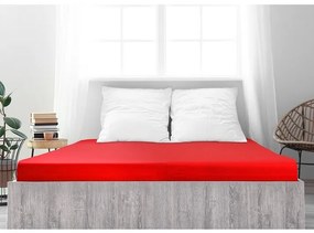 4Prześcieradło Home Jersey Ideal czerwone, 160 x200 cm, 160 x 200 cm