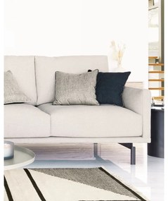 Beżowa sofa z tkaniny szenilowej 214 cm Galene – Kave Home