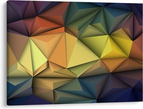 Obraz - Wielokątna abstrakcja 3D (70x50 cm)