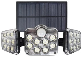 LED solarny reflektor z czujnikiem ruchu LED/20W/3,7V 1200 mAh IP44 + DO