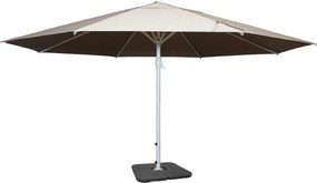 Parasol Carpi II,  kremowo-beżowy ze stojakiem