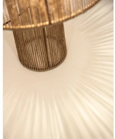 Lampa stołowa w naturalnym kolorze z kloszem z juty (wysokość 54 cm) Pontos – Kave Home