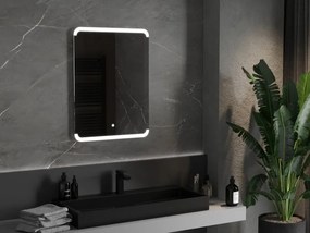 Mexen Nida lustro łazienkowe podświetlane 60 x 80 cm, LED 6000K, antypara - 9806-060-080-611-00