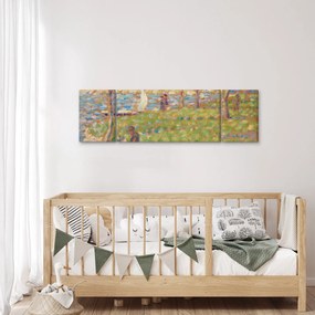 Obraz - Georges Seurat, Study for "La Grande Jatte", reprodukcje (170x50 cm)