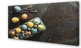 Fotoobraz na płótnie Jajka i Bazie