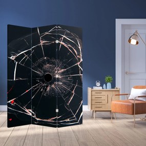 Parawan - Abstrakcja potłuczonego szkła (126x170 cm)