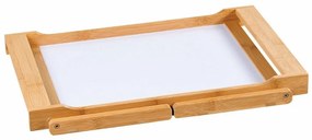 Kesper 77605 Taca do serwowania ze składanyminóżkami, bambus, 54,5 x 33 cm