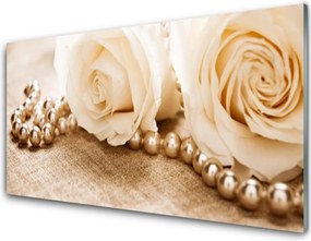 Panel Szklany do Kuchni Bukiet Czerwonych Róż