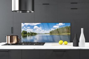 Szkło Ozdobne do Kuchni Leśna Cisza nad Jeziorem