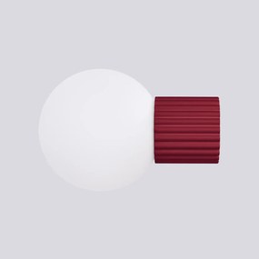 Kinkiet HALO burgund IP44 ryflowany SOLLUX  LIGHTING