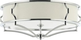 Open Design OR84429 - lampa sufitowa STESSO 6xE27/12W/230V Ø 85 cm l. chrom/biały