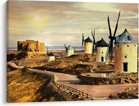 Obraz - Wiatraki (70x50 cm)